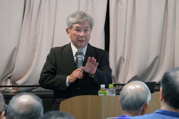 川合秀治氏が「高血圧症予防のための生活改善」について講演 