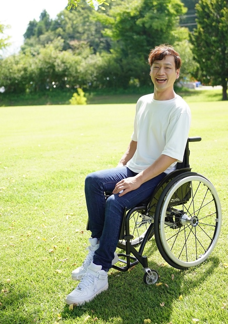 寺田ユースケ 車椅子の写真